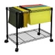 thumbnail image 2 of Carrito archivador portátil de metal de 1 nivel Oceanstar, negro, 2 of 7