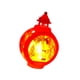 thumbnail image 3 of Farol De Vela Decorativo Para Navidad, Funciona Con Pilas, Para Colgar, Color Rojo, 3 of 3