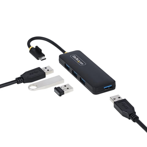 Concentrador Usb-C Startech.Com De 4 Puertos Usb 3.0 De 5 Gbps Para Windows Y Mac
