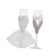 thumbnail image 4 of 2 Copas De Champán Para Boda, Cristalería Decorativa Para El Hogar, Tostadas Para Novios, Estilo A, 4 of 5