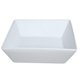 thumbnail image 2 of Bowl Cuadrado 1 Pieza Porcelana Blanco, 2 of 2