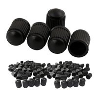 Magideal - 100 Tapas De Válvula Universales, Resistentes Al Polvo Y A La Intemperie, Para Válvulas De Neumáticos De Bicicleta, Coche Y Bicicleta De Montaña.