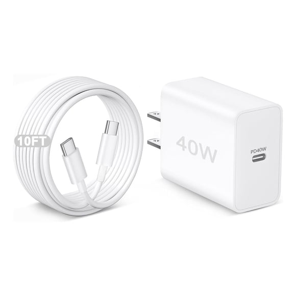 Cargador GYUVBDMJ 40W USB-C 3m Rápido para iPhone 17/16