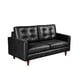 thumbnail image 4 of Sofa Napoles 2 C Cuero Kentucky Negro, 4 of 6