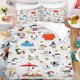 thumbnail image 1 of Comfortable Snoopy Quilt Cover Set for Teenager Children Cute Decor Digital Print 100% Polyester Breathable Bedding, 1 of 5
