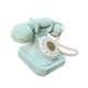 thumbnail image 3 of Teléfono retro con cable Teléfono antiguo Teléfono con botón de marcación clásico Teléfono de escritorio con cable Teléfono fijo retro para sala de Azul, 3 of 5