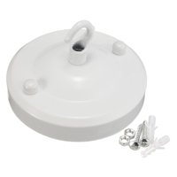 Ioensy - Techo Rose Hook Plate Chandelier Part Heavy Duty Para Sala De Estar Dormitorio Blanco