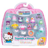 Mini-Squish Squish-A-Longs De Hello Kitty And Friends, Paquete De 12