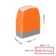 thumbnail image 2 of Sello de Aviso de Pago Completo Autoentintado, Tinta Roja Sellos de Oficina Preentintados Sello de Mensaje Recargable para Negocios, Naranja, 2 of 6