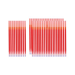Bothyi - 50 Recambios De Bolígrafo Borrables Con Calor, Recambios Reemplazables Para Costura De Acolchado, Rojo