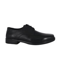 Zapato De Cuero Alcor Negro London Adixt