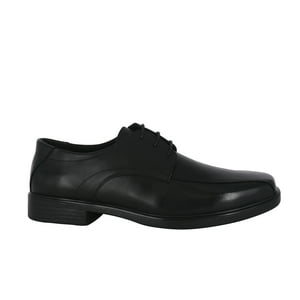 Zapato De Cuero Alcor Negro London Adixt