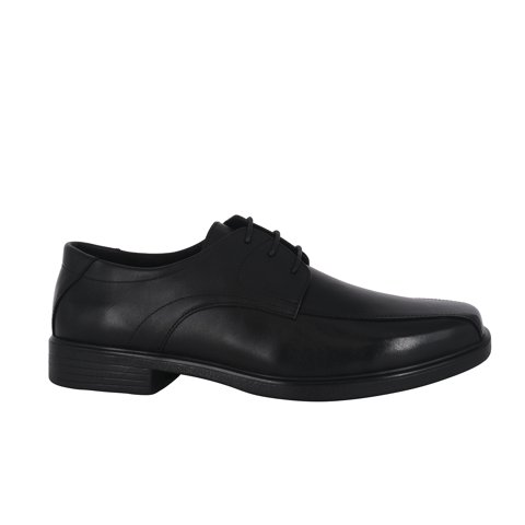 Zapato De Cuero Alcor Negro London Adixt
