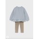 thumbnail image 4 of Conjunto Español Leggins cafe y pullover celeste celeste 2 años, 4 of 4