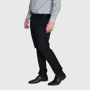Jayson - Pantalón Spandex Hombre Frente Plano Negro 56