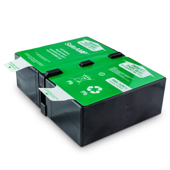 Batería UPS SafeAmp 9 Ah 24 VDC VRLA de repuesto APCRBC124