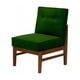 thumbnail image 2 of Sitial Colonia Tela Velvet Verde, 2 of 4