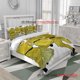 thumbnail image 1 of 3pcs Anime Earth Movement Character Running Illustration Pattern Three-Piece Set Soft And Comfortable Bedding Set, 1 of 5