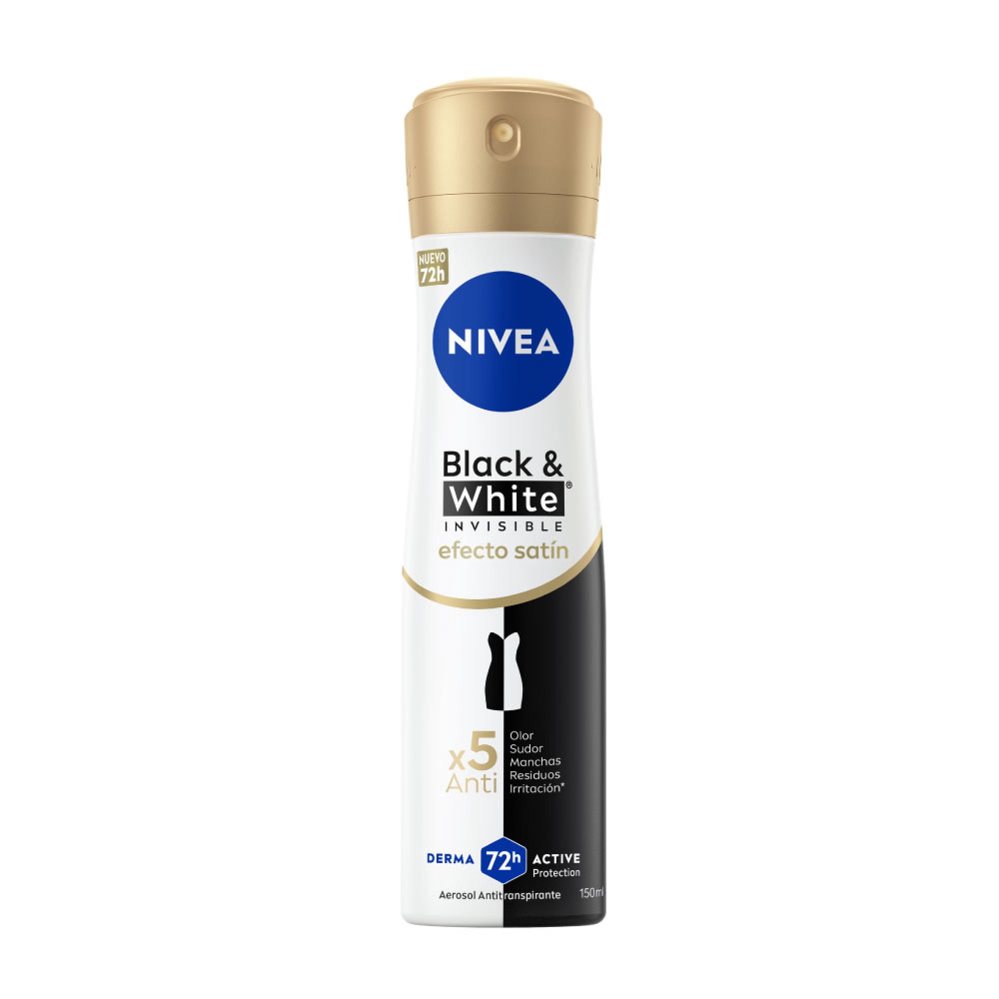 Desodorante Spray Nivea Black & White Toque Seda