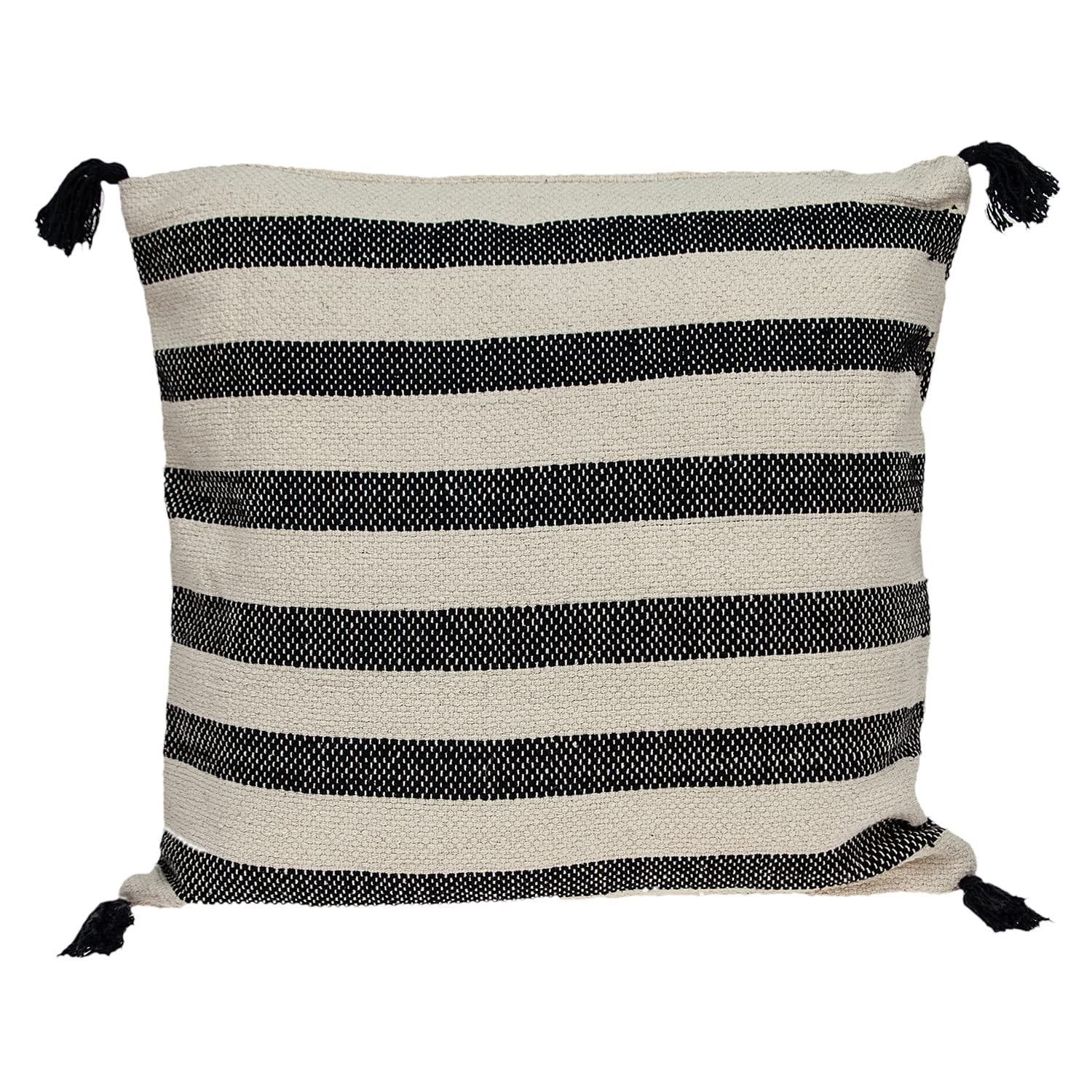 Funda De Almohada Parkland Collection Cruza Beige Con Inserto De Poliéster