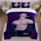thumbnail image 1 of Skz Zheng Yourong Stage Printed Duvet Cover Set Themed Bedding Three-Piece Set, 1 of 5