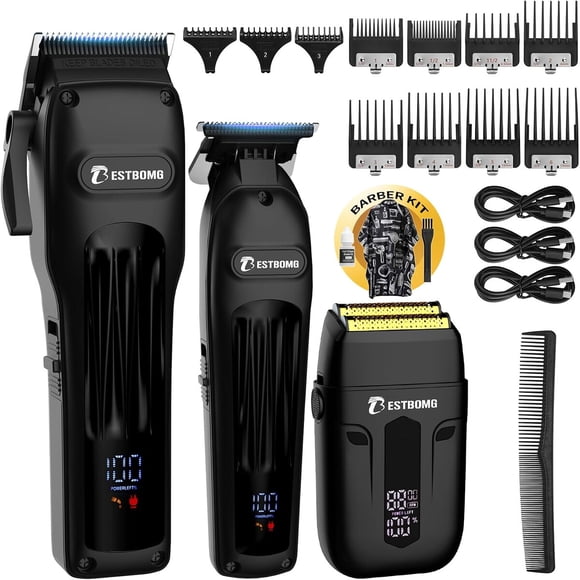 Cortadora de Pelo BESTBOMG Y4003 11 Peines 7000 a 9000 RPM