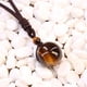 thumbnail image 1 of Pure Natural Tiger's Eye Stone Pendant Necklace - Adjustable Lucky Blessing Beads for Health and Wealth, 1 of 5