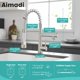 thumbnail image 5 of Grifo para fregadero de cocina AIMADI Contemporary con rociador desplegable, 5 of 6