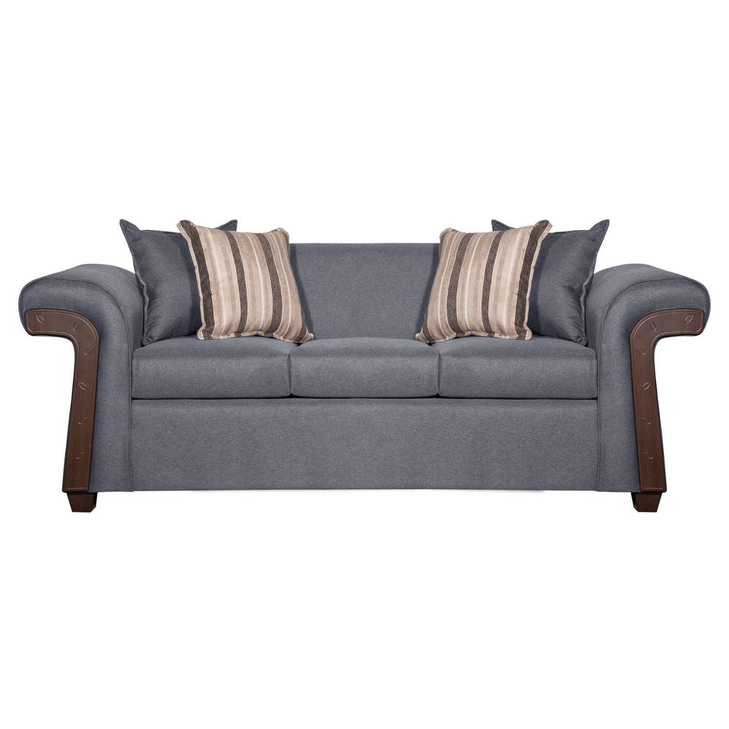 Ruzam Mobel - Sofá 3 Cuerpos Napoles Gris