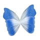 thumbnail image 2 of Mariposa Artificial Gigante Decorativa Para Fotos, Ideal Para Bodas, Interiores Y Exteriores, Con Degradado Azul Oscuro., 2 of 5