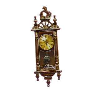 Magideal - Casa De Reloj De Miniatura 1:12 Ornamento Modelo Accs Regalos Manualidades Juguetes Muebles Jugar Diy Lindo Reloj De Muñe