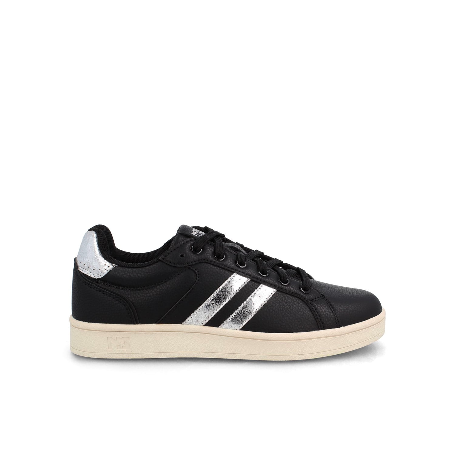 Zapatilla Mujer North Star Compus Negro - Plateado
