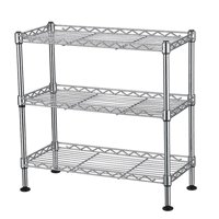 Topmarket - Estante Cromado 3 Niveles 45X25X45 Cm