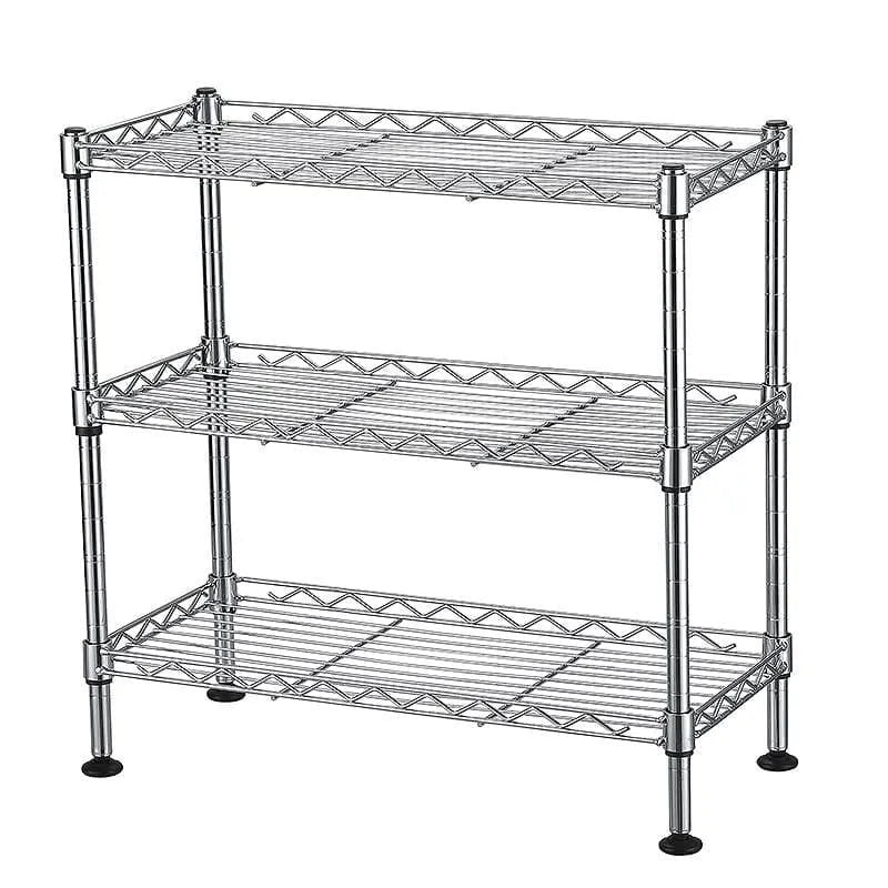 Topmarket - Estante Cromado 3 Niveles 45x25x45 Cm