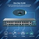 thumbnail image 3 of Conmutador PoE Yuanley de 26 puertos y 400 W de potencia, 24 PoE+, 2 Uplink Gigabit, 3 of 7