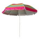 thumbnail image 1 of Sombrilla Reclinable 2.40 Mts Diametro Playa Camping Diseño Rayas Colores Variados, 1 of 3