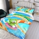 thumbnail image 3 of Oso de Goma y Amigos Conjunto de sábanas temático, trío de piezas, cómodo y amigable con la piel, diseño único, regalo de decoración para el hogar para familiares, amigos y fans,173X218cm, 3 of 6
