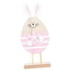 thumbnail image 2 of Adornos Conejito Pascua Colección Decoraciones Pascua Obras Arte Adorable Artesanía Rosa, 2 of 3