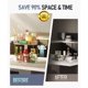 thumbnail image 5 of Organizador de baño de esquina EUHOME de 2 niveles con portaescobillas transparente, 5 of 7