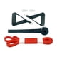 thumbnail image 3 of Banda De Resistencia Gym Stretch Pull Up Banda De Asistencia Para Entrenamiento De Yoga Pilates 208cmx0.45cmx1.3cm Rojo, 3 of 5