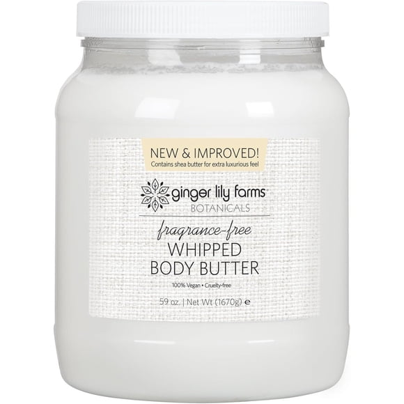 Manteca Corporal Ginger Lily Farms Whipped 1670 g Sin Fragancia