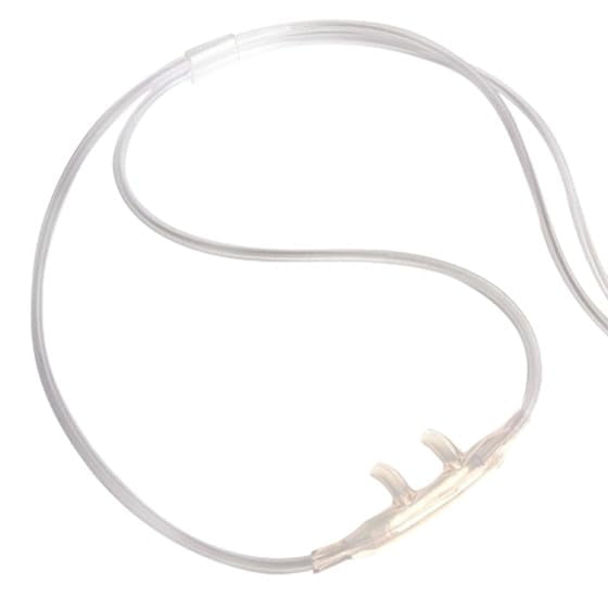 Cánula Nasal Salter Labs 213 cm con Conector de Rosca, 6 L/min