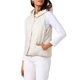 thumbnail image 4 of Chaleco con Capucha Ligero para Mujer con Botones, Sin Mangas, Acolchado, Talla M, Color Albaricoque, 4 of 6