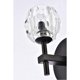 thumbnail image 4 of Aplique de Pared Eren Negro con Cristal Elegant Lighting, 4 of 7