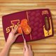 thumbnail image 4 of Tabla de cortar YouTheFan 36 cm x 23 cm Iowa State, 4 of 5