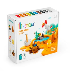 Aves De La Granja: 15 Potes Hey Clay