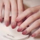 thumbnail image 1 of Short Press On Nails French Pink Fake Nails With Design, Acrylic False Nails, Full Coverage False Nails, Nail Accessories, 1 of 2