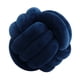 thumbnail image 2 of Nudo Almohada Bola Gruesa Cómoda Almohadas Anudadas Para Sala De Estar Hogar Sofá Azul Marino, 2 of 5