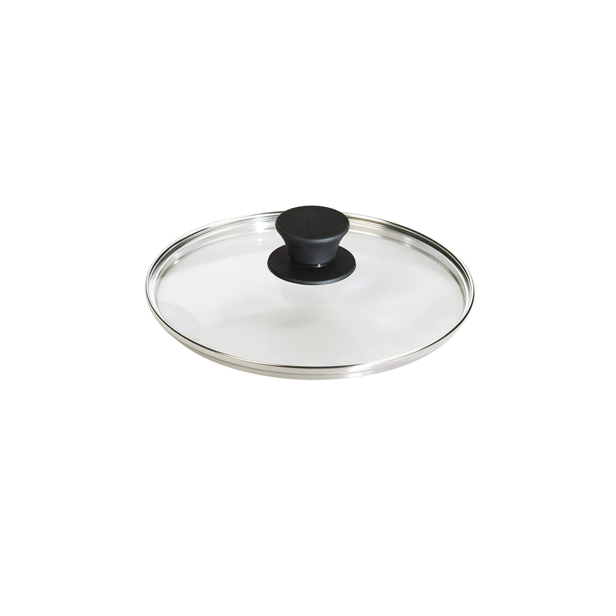 Lodge - Tapa Redonda De Cristal Templado Para Sartenes Y Sartenes De 20 Cm