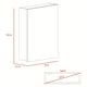 thumbnail image 3 of Mueble Botiquin De Baño 50.5x40x12.2 Cm Negro, 3 of 3